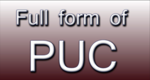 PUC Full Form